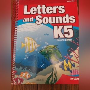 Abeka Letter and sounds book
